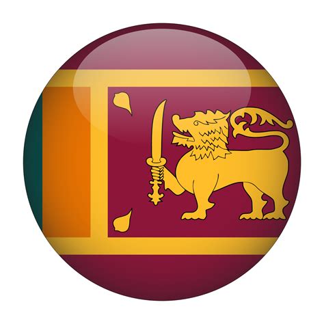 Sri Lanka 3D Rounded Flag with Transparent Background 15272162 PNG