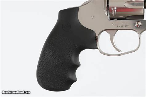 COLT KING COBRA 3" STAINLESS 6 SHOT RUBBER GRIPS BOX AND PAPERWORK