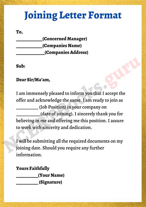 How To Write An Appointment Letter - LIESSE