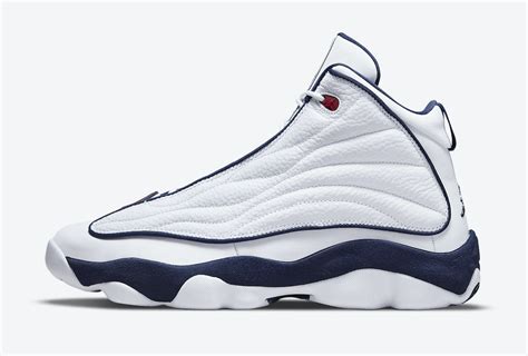 Jordan Pro Strong White Navy Red DC8418-002 Release Date - SBD