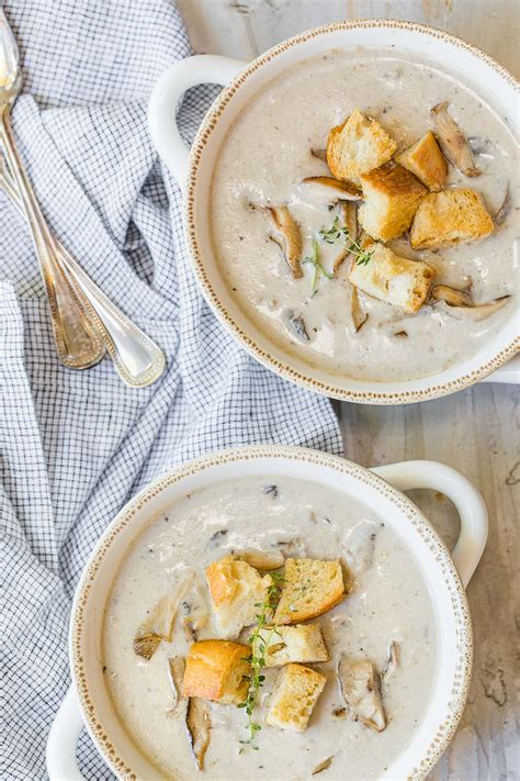 cream of oyster mushroom soup recipe