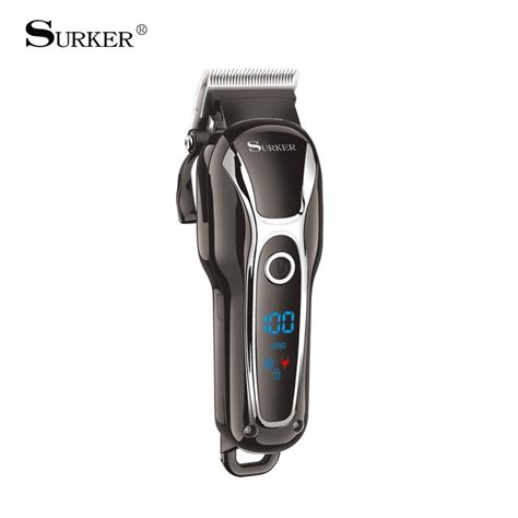 SURKER SK-805 Rechargeable Hair Clipper Men's Cord... – Grandado