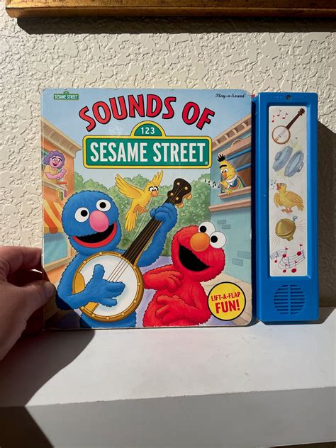 Sound of Sesame Street Book Play A Sound 2000 - Etsy