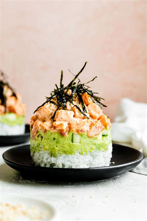 Spicy Tuna Sushi Stack | Plays Well With Butter