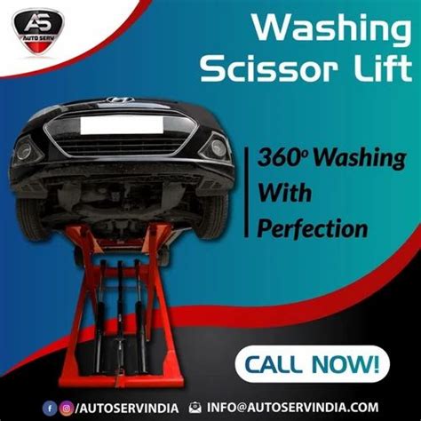 1 Post Car Washing Scissor Lift at Rs 90000 in Gurgaon | ID: 2853118839562