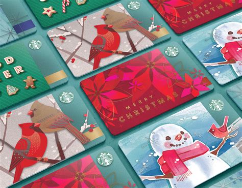 Starbucks Gift Cards 02 Holiday on Behance