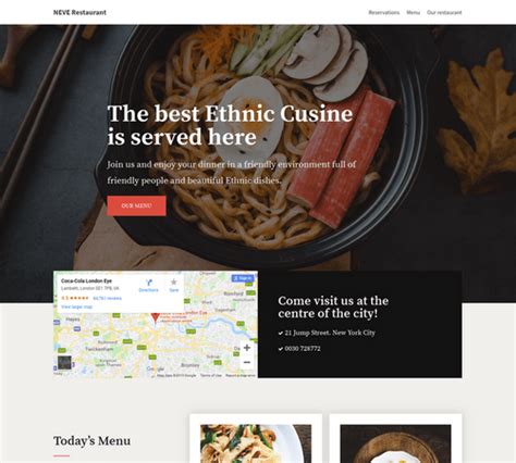 Wordpress Restaurant Theme Free - glotree