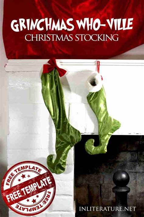 Who-ville Christmas Stockings tutorial | InLiterature