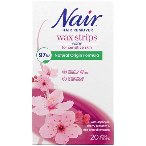 Nair Hair Remover Body Wax Strips 20pk | Hair Removal | B&M Stores