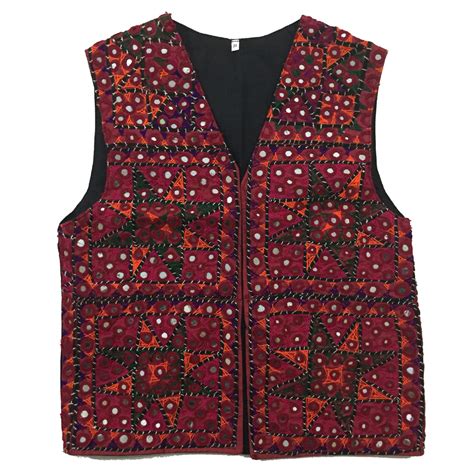 Hand Embroidered Sindhi Koti(Waistcoat) for Men and Women.