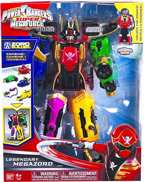 Power Rangers Super Megaforce Deluxe Legendary Megazord Action Figure ...