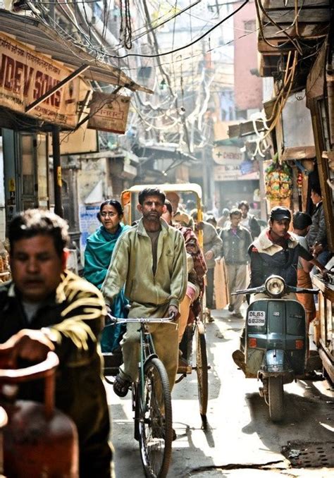 India Crowded Streets. Very congested so no room to do anything # ...