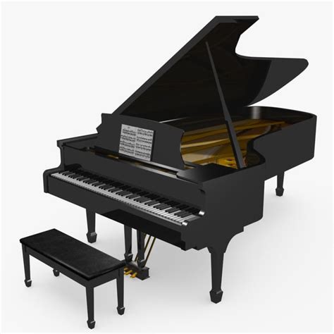 Piano 3D Models for Download | TurboSquid