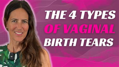 4 Types of Vaginal Birth Tears - YouTube