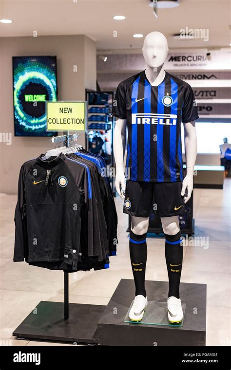 7 JUNE 2018, MILAN, ITALY: Official Store FC Inter Milan and Milan ...