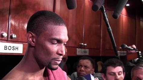 Chris Bosh talks about the Miami Heat's loss in Game 3 of the NBA Finals - YouTube