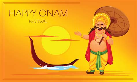 Onam celebration. King Mahabali 3226008 Vector Art at Vecteezy