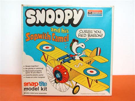 monogram · mattel snoopy and his sopwith camel model box (… | Flickr