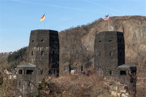 Historic Bridge Ruin of Remagen Germany Stock Image - Image of blue ...