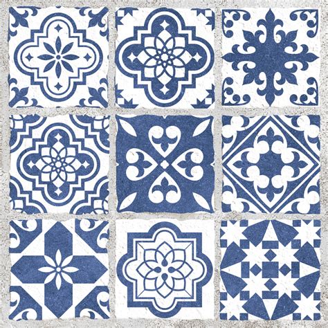 Buy TL Moroccan Art Blue Floor and Wall Tiles Online | Orientbell Tiles