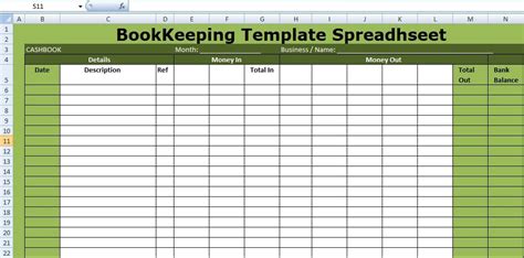 Bookkeeping Template | charlotte clergy coalition