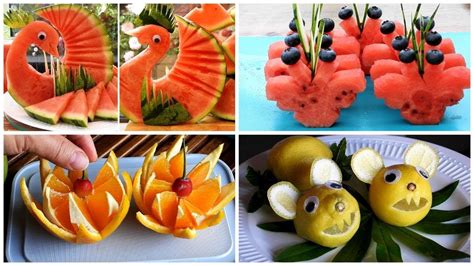 8 Tricks With Fruits And Veggies - Creative Food Art Ideas - YouTube