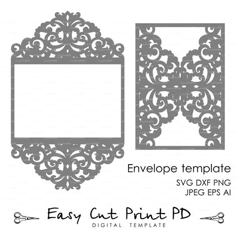 303 Cricut Wedding Invitations Svg SVG PNG EPS DXF File