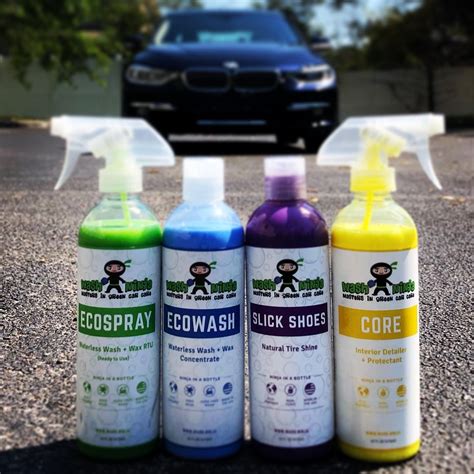 ECO Waterless Wash, Car Wash & Detailing Products | Wash Ninja® | Waterless wash, Wash wax ...