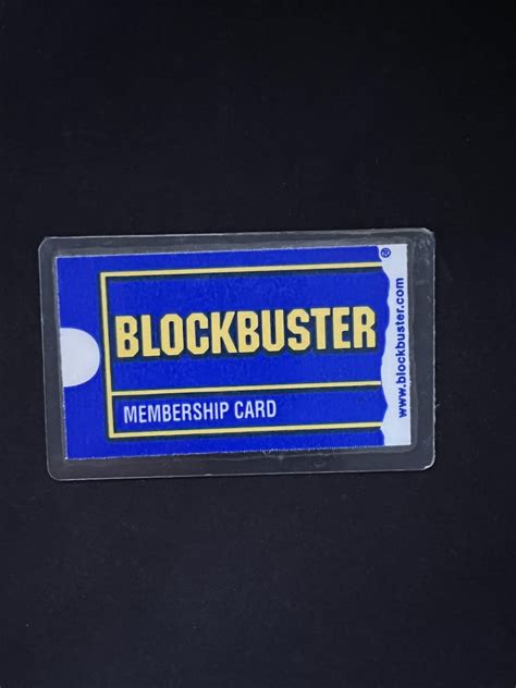 My Blockbuster membership card from 1998 : r/nostalgia