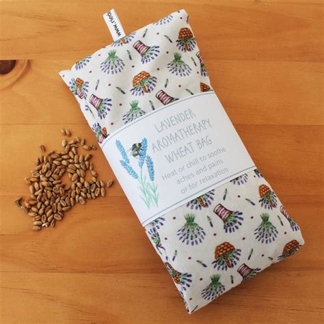 Lavender Aromatherapy Heat Microwaveable Wheat Bag - Rie Designed