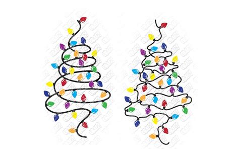 Christmas Lights SVG Bundle in SVG/DXF/EPS/JPG/PNG • OhMyCuttables