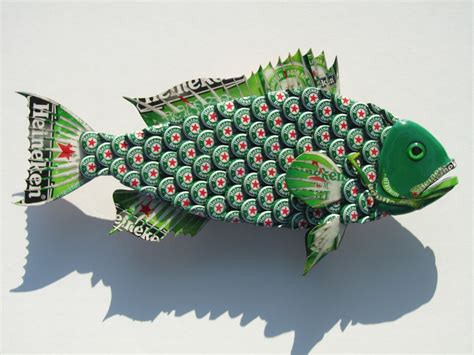 Popular items for green fish on Etsy | Bottle cap art, Bottle cap crafts, Beer cap crafts