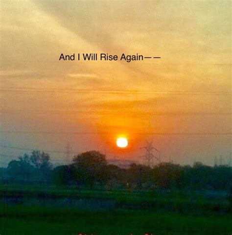 And I Will Rise Again (Poem) - LetterPile