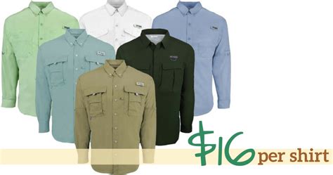 Proozy Deal | Columbia Fishing Shirts for $16 Per Shirt :: Southern Savers