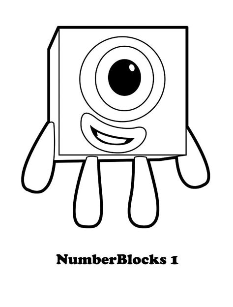 30+ Printable Numberblocks 5 Coloring Pages | RosemarieMirryn