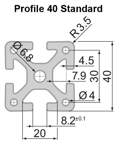 Aluminium Profile 120x120 | Rollco