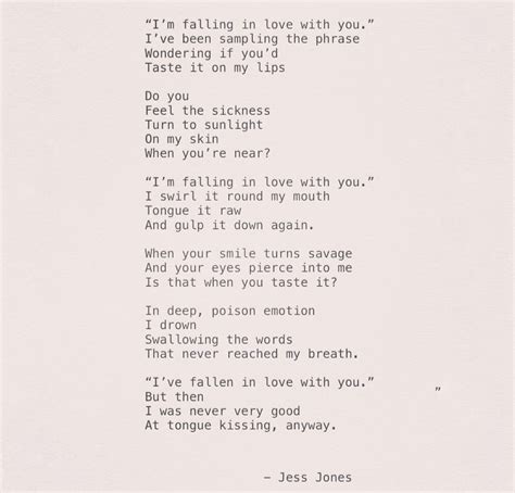 Love Jones Poem