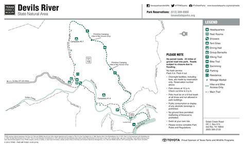 Devils River State Natural Area Map - The Portal to Texas History