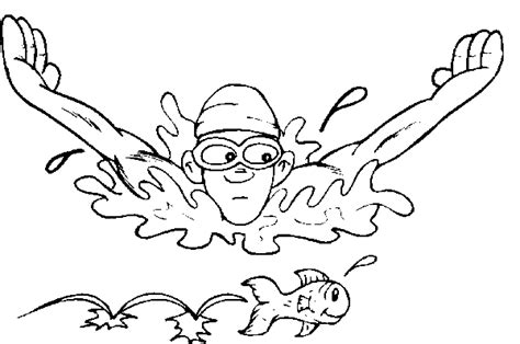 Olympic swimming Coloring Pages: Swimming coloring pages and Diving coloring pages for the ...