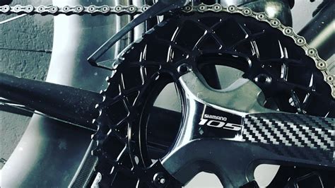 Absolute Black Oval Chainring Installation - YouTube