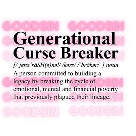 Generational Curse Breaker Png - Etsy