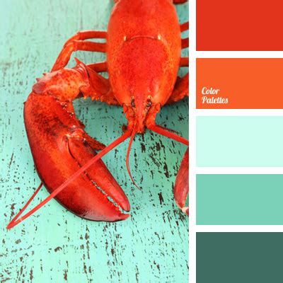 turquoise and red | Color Palette Ideas