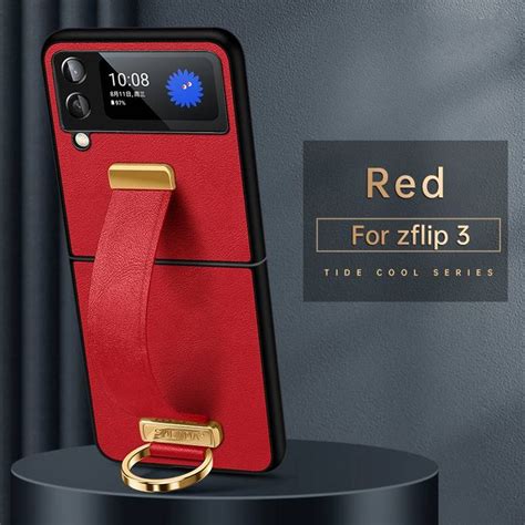 Samsung Galaxy Z Fold 3 Z Flip 3 Luxury Case Cover with Hand Strap Holder