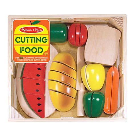 Melissa & Doug Cutting Food - Wooden Play Food | Nebraska Furniture Mart