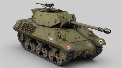 3D model ww2 m10 achilles tank destroyer - TurboSquid 1555789