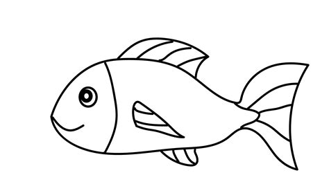 How To Draw A Fish - Step By Step Instructions - Busy Little Kiddies (BLK)