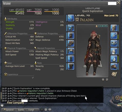 Ffxiv retainer gear