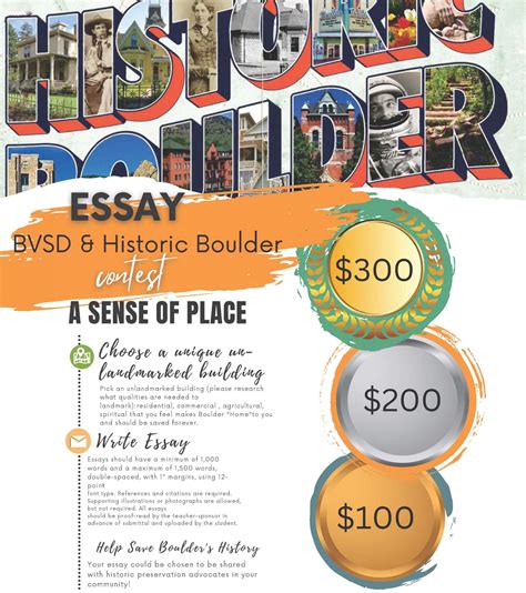 Annual BVSD Secondary School Essay Contest 2022-23 - Historic Boulder