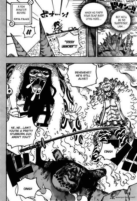 The full Luffy vs Doflamingo fight in the manga : OnePiece