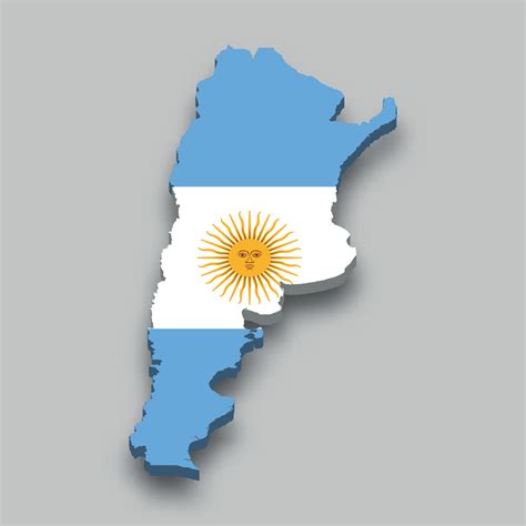 Argentina Flag Map